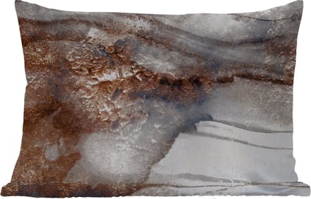 Buitenkussens - Tuin - Storm - Goud - Abstract - 50x30 cm