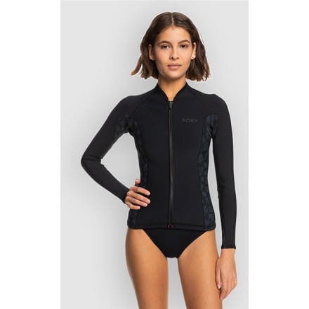 Roxy 1.0 Swell Series Zip Qlock Neopreen Jas zwart