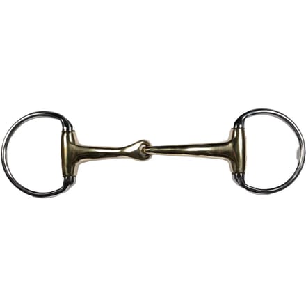 Olijfbit voor paarden HKM High Curve 14 mm