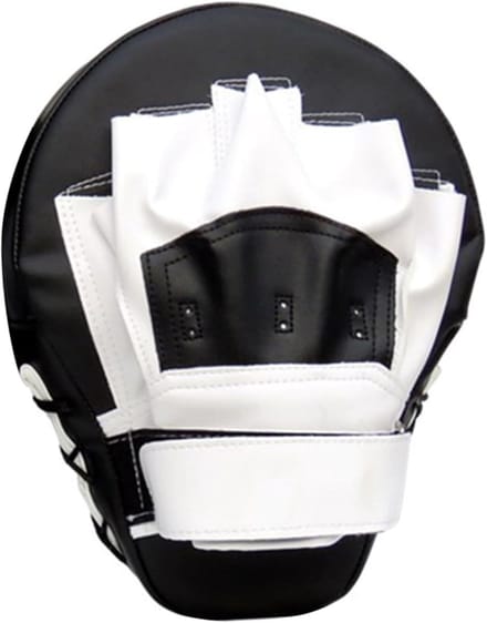 Boksbal Focus Mitt - Trainingsmateriaal - Vechtsport Training - Dikke Stevige Vulling - 25x19x5CM - Zwart