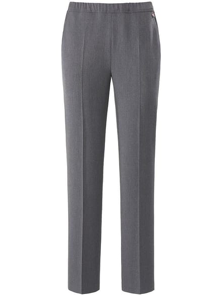 Comfortbroek model Jade elastische band Van Relaxed grijs