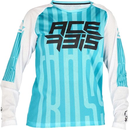 Acerbis MX J-Windy 5 Groen Wit Kids Cross Jersey - Shirts