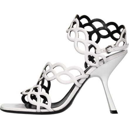 Sergio Rossi Sandalen wit