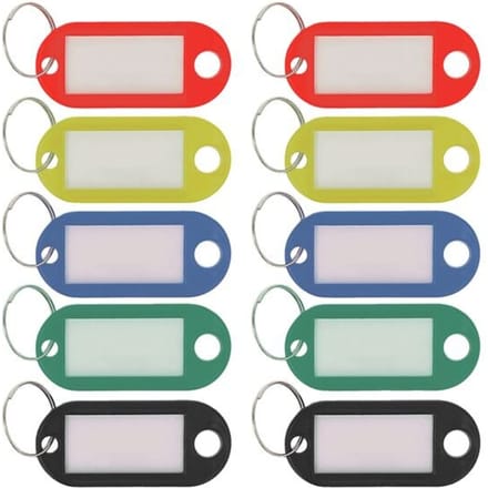 Westcott sleutelhanger - 10 stuks in polybag - met verwisselbaar etiket - AC-E10655
