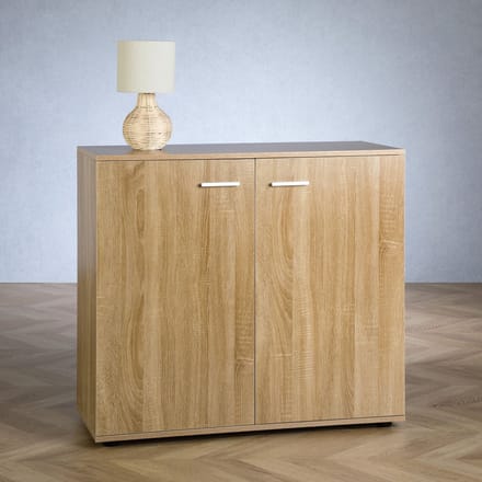 Commode CHICAGO met 2 deuren in Sonoma-eik