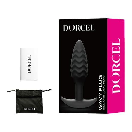 Dorcel - Buttplug - Spiraalvormige Buttplug - Anaal Speeltje - Siliconen - Zwart