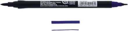 ZIG Art & Graphic Twin Tip brush marker - Deep Violet