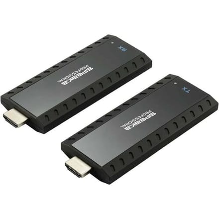 SpeaKa Professional Draadloze HDMI-set HDMI Via het thuisnetwerk (IP) 30 m