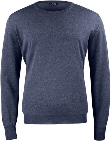 Cutter & Buck Kennewick Crewneck Heren 355406 - Zeeblauw Mélange - M