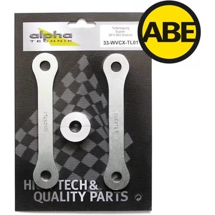 Verlagingsset Alpha Technik Suzuki SFV650 Gladius, WVCX
