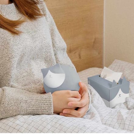 mm - Kattenkruik - Handwarmer - Tissue Box - Afmetingen 16×11×9cm - Flexibel - 8 uur Warm