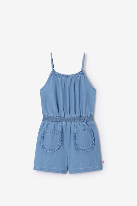 Sissy-Boy - Blauwe denim playsuit