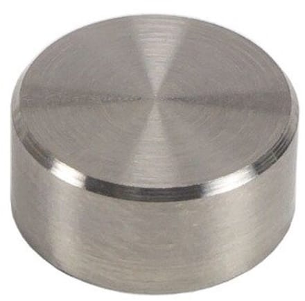 4 stuks - RVS Afdekkapjes voor schroeven - 10mm - Zilver
