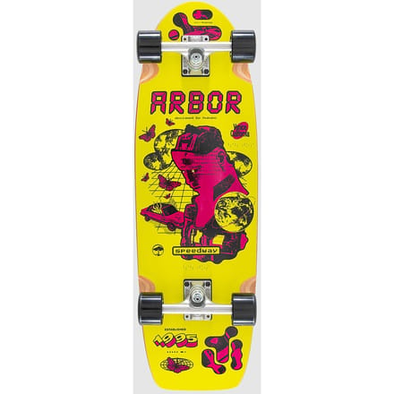 Arbor Venice Speedway Glitch 30.5" Complete geel