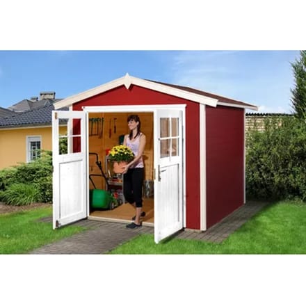 Weka Tuinhuis 224 - Rood - 227x235cm
