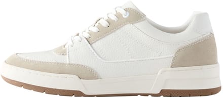Next - Heren - Smart-casual sneakers met suède rand - Naturel