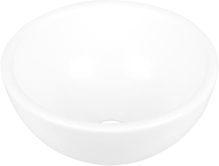 Waskom Wit Keramiek Rond Ø 20 x 10 cm | Per Stuk
