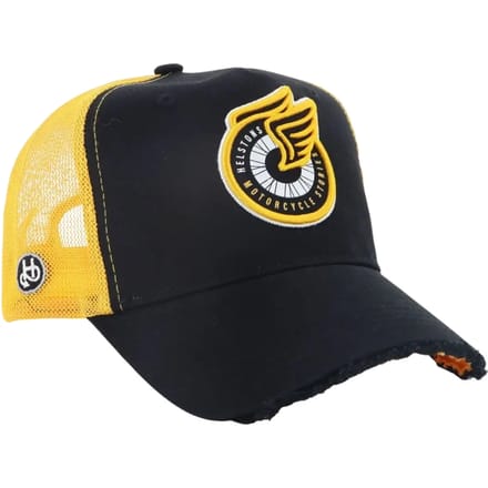 5-panel katoenen pet Helstons Winged Wheel