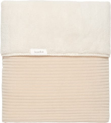 Koeka wiegdeken teddy Vik sand 75x100