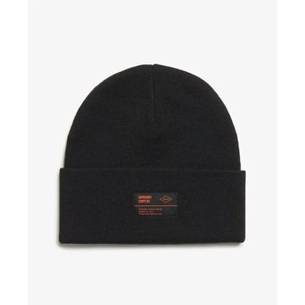 Superdry Surplus Gebreide Beanie Zwart Grootte: 1SIZE