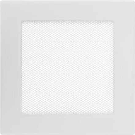 Open haard rooster 17x17 - Wit haardaccessoire