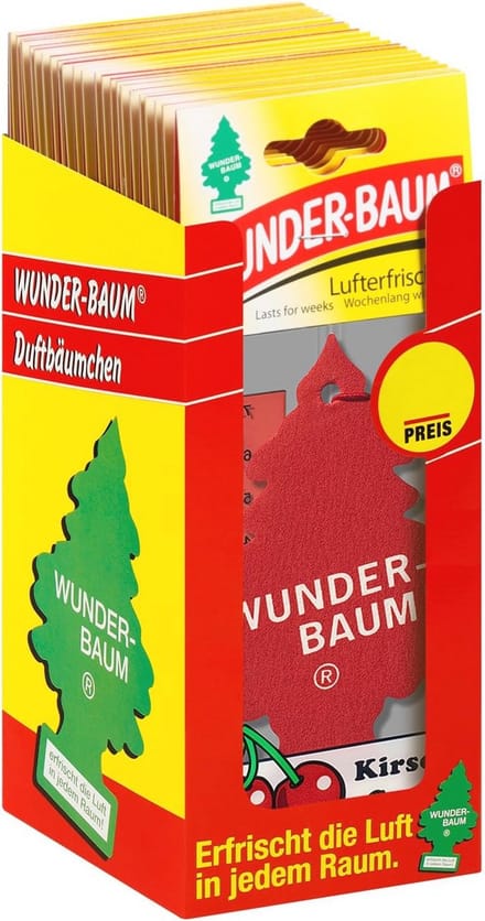 Wunder-Baum 134206/24 luchtverfrisser 24-delige box kersen