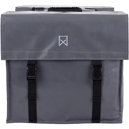 Willex Bisonyl - Dubbele Fietstas - 40 liter - Grijs - Universele Bevestiging