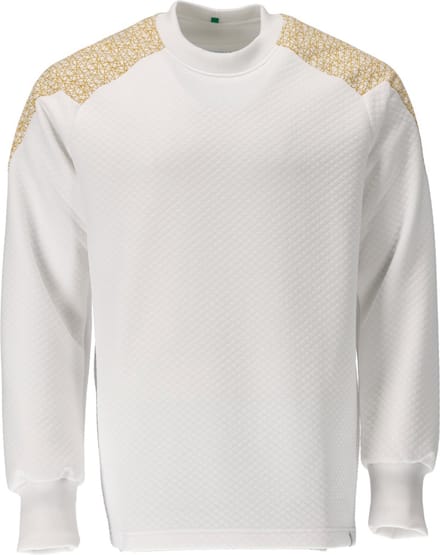 Mascot Food & Care Sweatshirt 20084-932 - wit/kerriegeel - 3XL