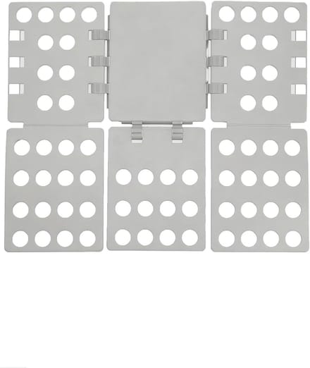 Vouwplank Kleding - Kleding Organizer - Kleding Snel Vouwen - Ruimtebesparend Ontwerp - Set van 6 - Grijs