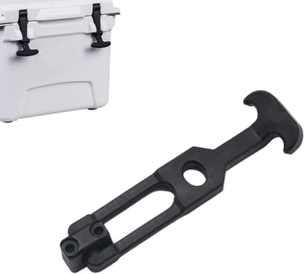 Rubberen T-greep - Flexibele sluiting - Kasten beveiligen - Hoge sterkte - 20 cm - Zwart