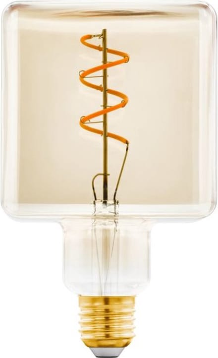 Eglo Ledfilamentlamp Cube - Amber - D9,5cm - Dimbaar - Warm Wit - E27 - 4w