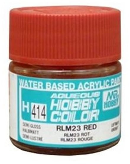 Gunze H-414 - RLM23 Red Sg - Mr. Hobby Aqueous Modelbouwverf 10ml