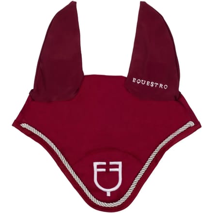 Vliegenmasker voor paard met trekkoord Equestro