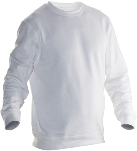 Jobman 5120 Roundneck Sweatshirt 65512010 - Wit - M