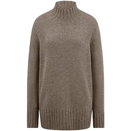 Lange trui Van Peter Hahn beige