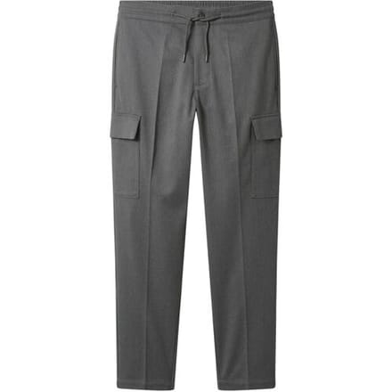ESMARA MEN Flanellen heren cargobroek (Grijs, S)