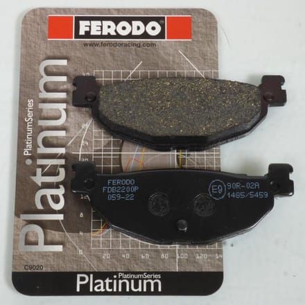 Remblokken Ferodo voor Scooter Yamaha 500 T-Max 2010 tot 2011 SJ064 / achteraan Nieuw