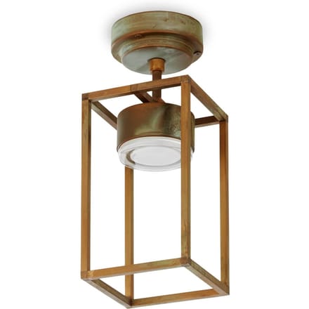 Moretti Luce LED buiten plafondlamp Cubic 3373 antiek