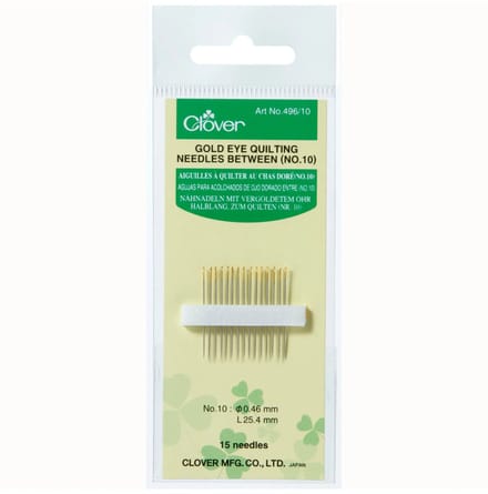 Gold Eye Quilting Needles No 10 kr
