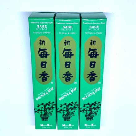 Morning Star - Sage Incense - wierook stokjes - 3-pack