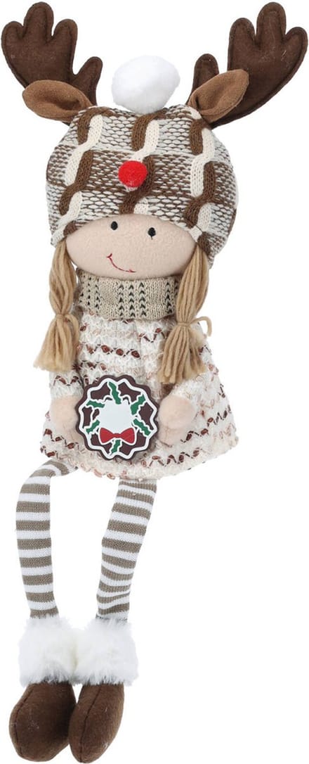 Pluche kerstdecoratie, 51 cm