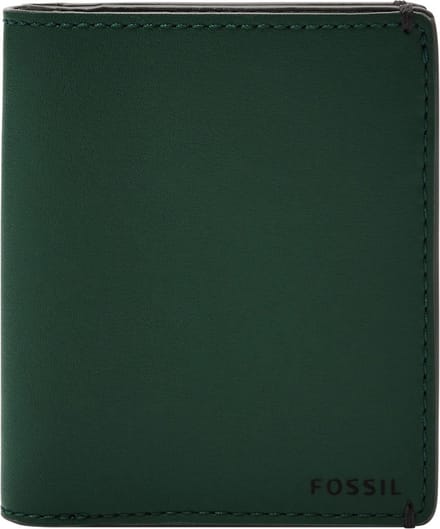 FOSSIL kaarthoes Joshua Vegan Cactus Front Pocket Wallet Pine Green groen