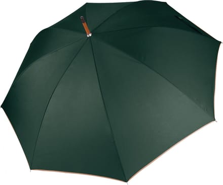 Kimood Automatische Paraplu KI2020 - Bottle Green / Beige - One size