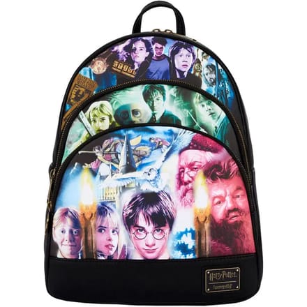 Loungefly Harry Potter - Trilogy Triple Pocket Rugtas - Multicolours