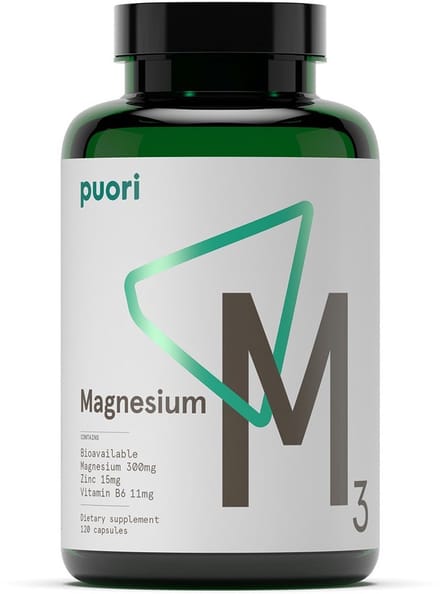 Puori M3 Magnesium Supplement 120 Capsules