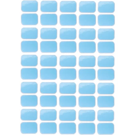 50 stuks Abs Stimulator Training Gel Sheet Pads Vervangende Accessoire voor Buikspiertrainer white