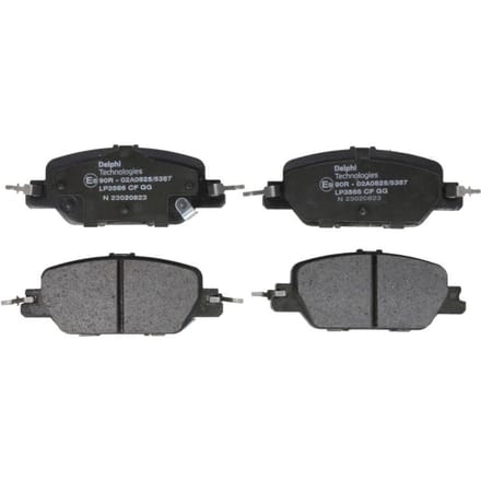 Remblokset DELPHI LP3566, achter