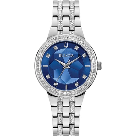 Bulova Phantom Crystal 96L276 Horloge - Staal - Zilverkleurig - Ø 32 mm