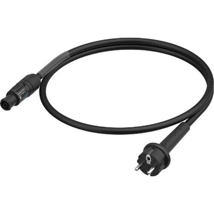 Neutrik 1027576 Aansluitkabel Stroom Zwart 1.50 m