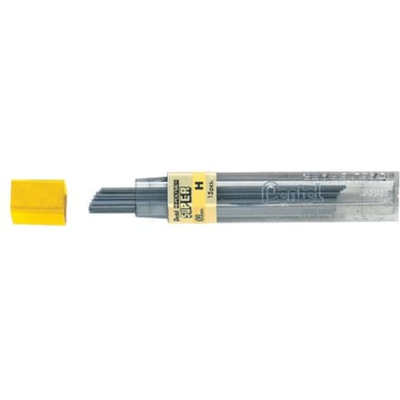 Pentel vulpotlood vulling potloodstift H - 0.9 mm - 12 stiften